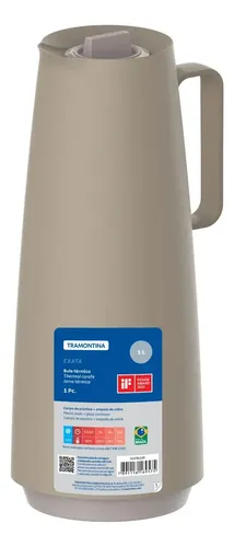 Bule térmico Tramontina Exata bege