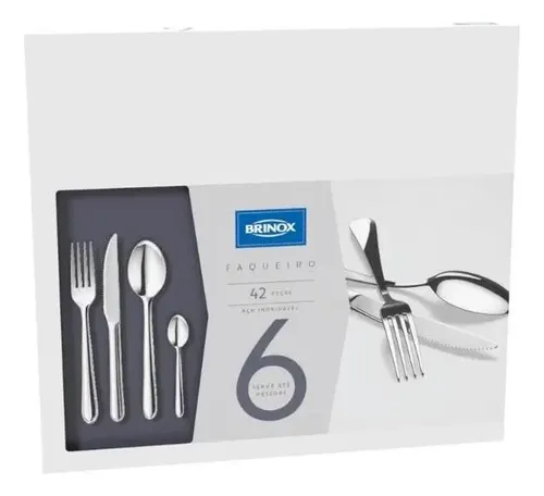 Faqueiro Brinox Bellagio 42 peças